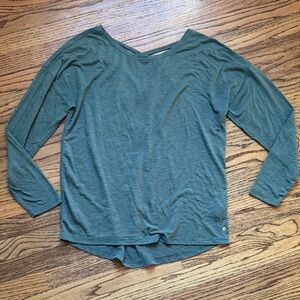 Xersion Teal Long Sleeve Top